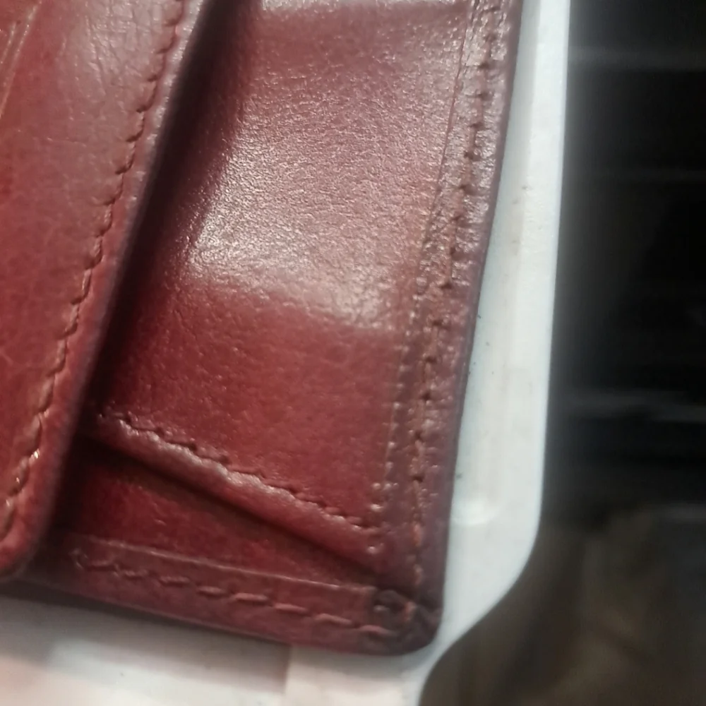 Dior Red Leather Wallet